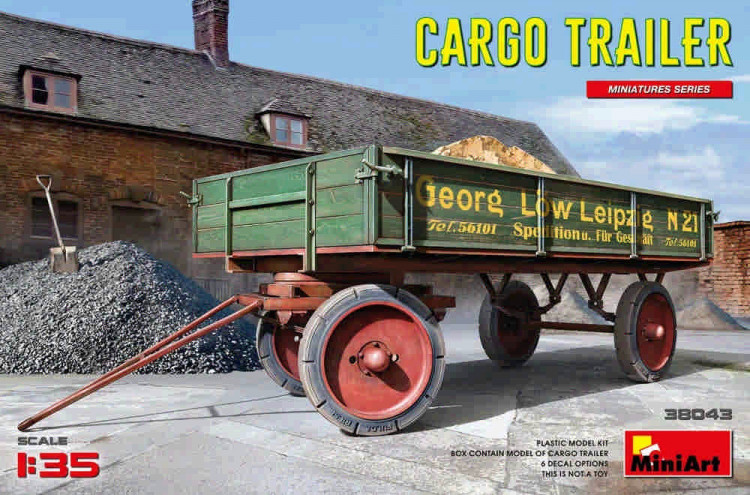 Miniart 38043 German Cargo Trailer (6x decal options) 1/35