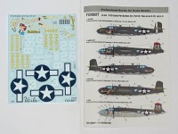 Foxbot Decals FBOT48043A North-American B-25G/H/J Mitchell (Late) "Pin-Up Nose Art" Part # 3 1/48