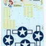 Foxbot Decals FBOT48043A North-American B-25G/H/J Mitchell (Late) "Pin-Up Nose Art" Part # 3 1/48