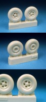 Barracuda Studios BCR32176 Supermarine Spitfire Mk.I-Mk.V Five Slot Main wheels 1/32