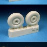 Barracuda Studios BCR32176 Supermarine Spitfire Mk.I-Mk.V Five Slot Main wheels 1/32