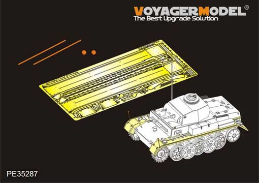 Voyager Model PE35287 WWII German Pz.Kpfw.II Ausf.G Fenders(FOR 5M 35001) 1/35