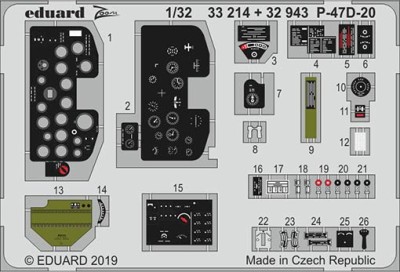 Eduard 33214 1/32 P-47D-20 (TRUMP)