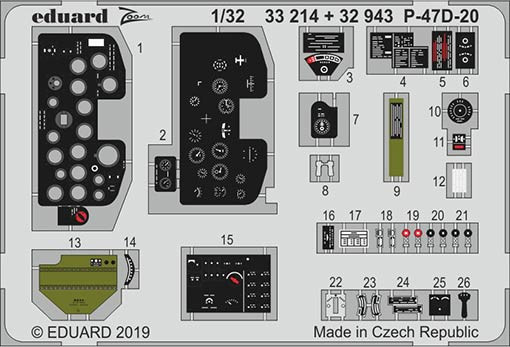 Eduard 33214 1/32 P-47D-20 (TRUMP)