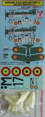 Kora Model CSD7252 MS 236 ET.2 Belgium Conv.set&amp;decal II. (HELL) 1/72