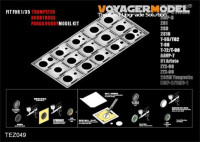 Voyager Model TEZ049 Modern AFV Road Wheels Stenciling templates ver 3(TRUMPETER/HOBBYBOSS)(распродажа) 1/35