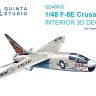 Quinta studio QD48650 F-8E Crusader (Hasegawa/Hobby 2000) 1/48