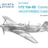 Quinta Studio QC72056 Набор остекления для модели Як-9 (Zvezda) 1/72