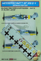 Kora Model DEC72103 Bf 109 G-4 (13 Slow./JG52) Part 3 декали декали 1/72