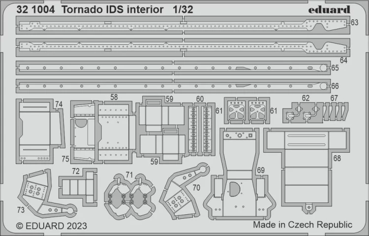 Eduard 321004 SET Tornado IDS interior (ITAL) 1/32