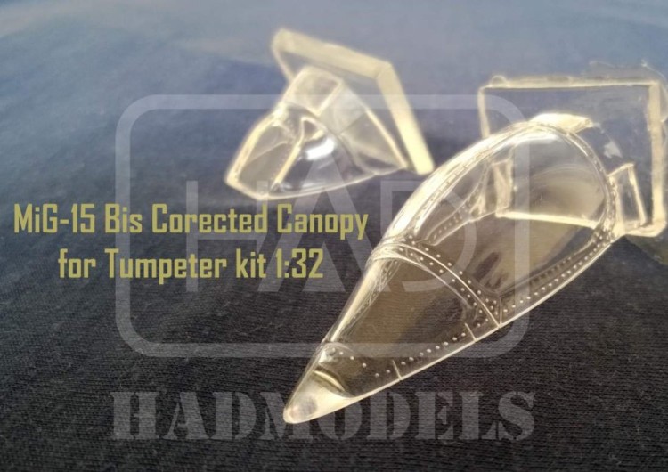HAD 13213 MiG-15 Bis Corrected Canopy (TRUMP) 1/32