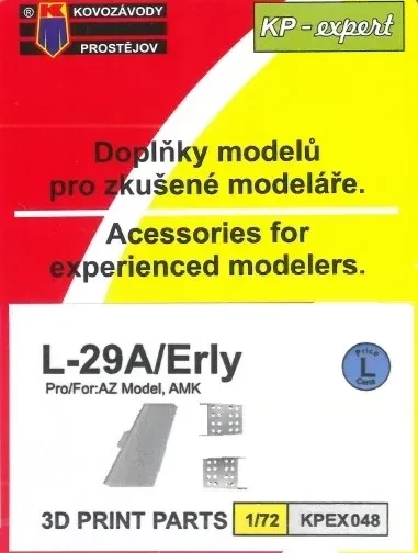Kovozavody Prostejov EX048 L-29A/early 3D parts (AMK/AZ) 1/72