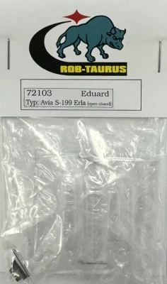 Rob Taurus 72103 Vacu Canopy Avia S-199 Erla open/closed (EDU) 1/72