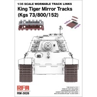 RFM 3026 Рабочие траки для танка King Tiger 1/35