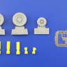 Eduard 648011 1/48 Конверсия F-16 late wheels KIN
