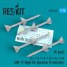 Reskit RS72-0322 AIM-7F High Vis Sparrow III missiles (4pcs) 1/72
