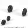 Armory ARAW48318 McDonnell F-101B Voodoo wheels with optional nose wheels & weighted tires/tyres 1/48