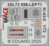 Eduard 3DL72058 Ki-43-II SPACE (ARMA H.) 1/72