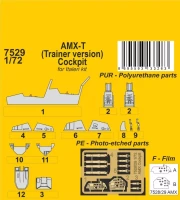 CMK SP7529 AMX-T (Trainer version) Cockpit Set 1/72