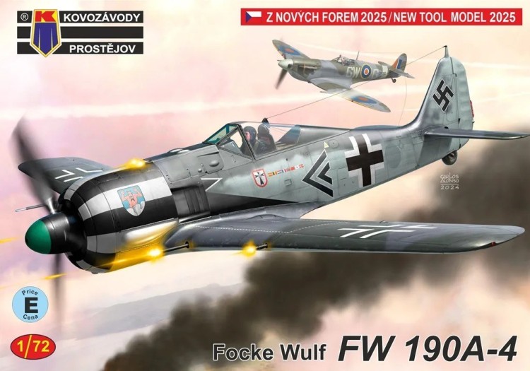 Kovozavody Prostejov 72492 Focke-Wulf Fw 190A-4 (3x camo) 1/72