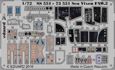 Eduard SS551 Sea Vixen FAW.2 1/72