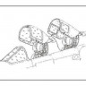 CMK 4233 TSR-2 Correction set pilots canopy for Airfix 1/48