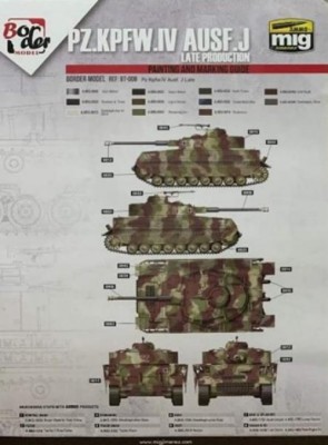Border Model BD0036 Маска для окраски модели Pz.kpfw.IV Ausf J вариант В 1/35
