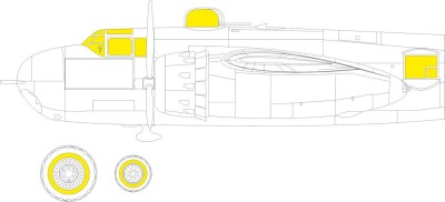Eduard JX287 Mask B-25H (HKM) 1/32