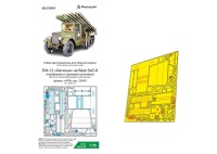 Микродизайн 035603 БМ-13 на ЗиС-6 (АРК) платформа и пусковая установка 1/35
