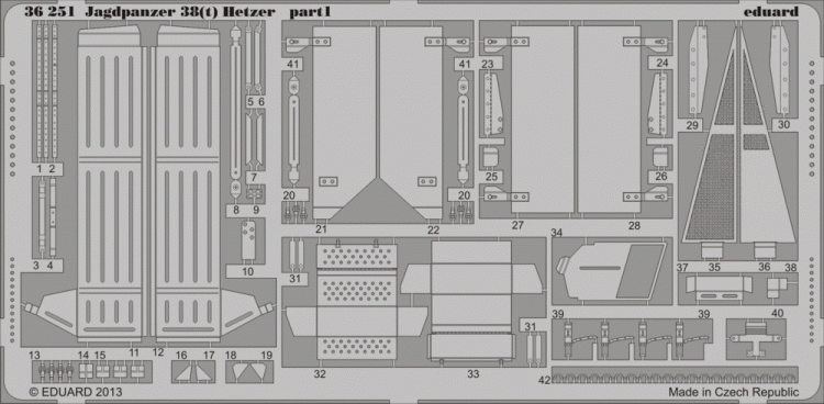 Eduard 36251 Jagdpanzer 38(t) Hetzer