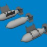 Eduard 6481079 BRASSIN P-40 500lb M64 US bombs (EDU) 1/48