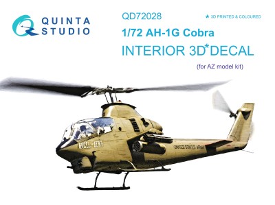 Quinta studio QD72028 Ah-1G (AZ models) 1/72