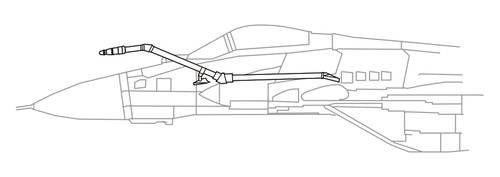 CMK Q72191 Mig-29SMP/ BM Fixed IFR Probe 1/72