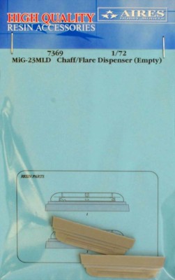 Aires 7369 MiG-23MLD chaff/flare dispenser (empty) 1/72