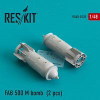 Reskit RS48-0135 FAB 500 M bomb (2 pcs.) 1/48