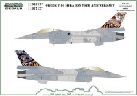 Model Maker Decals D72127 F-16 NATO Tiger Meet 2018 (General-Dynamics Lockheed-Martin) 1/72