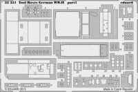 Eduard 32351 Bf 109 tools and boxes