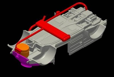 CMK 8004 Kbelwagen Holzgas - conversion set for TAM 1/48