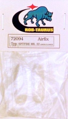 Rob Taurus 72094 Vacu Canopy Spitfire Mk.22 open/closed (AIRF) 1/72