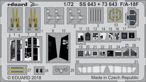 Eduard SS643 F/A-18F 1/72