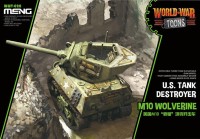 Meng Model  WWT-020 NEW U.S. Tank Destroyer M10 Wolverine (CARTOON MODEL)