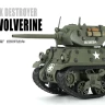 Meng Model WWT-020 NEW U.S. Tank Destroyer M10 Wolverine (CARTOON MODEL)