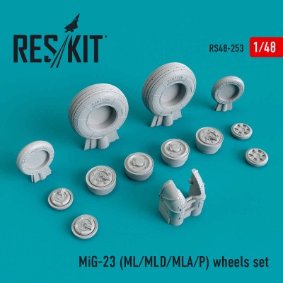 Reskit RS48-0253 MiG-23 (ML/MLD/MLA/P) колеса set (TRUMP) 1/48