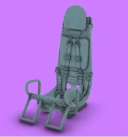Lf Model 3D4815 He 162 seat (TAM) 3D-Printed 1/48