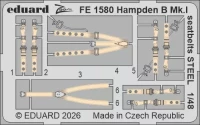 Eduard FE1580 Hampden B Mk.I seatbelts STEEL (ICM) 1/48