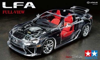 Tamiya 24325 Lexus LFA прозрачный кузов 1/24