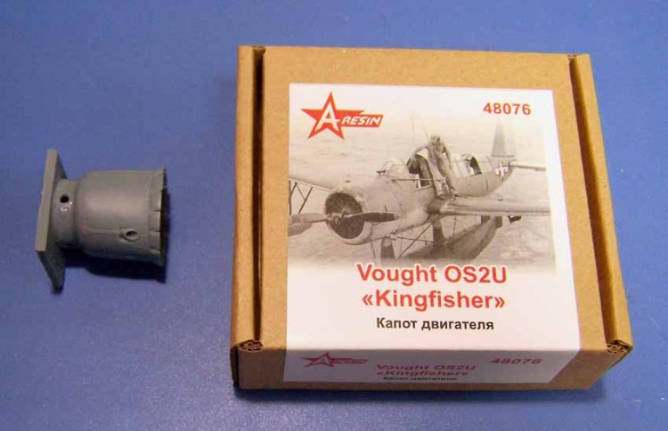A-resin 48076 Капот двигателя Vought OS2U "Kingfisher" 1/48