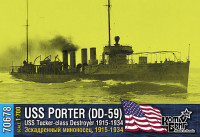 Combrig 70678 USS Tucker-class DD-59 Porter, 1915-1934 1/700