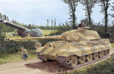 Dragon 7231 Pz.Kpfw. VI Tiger II “Knigstiger” (Porsche turret)