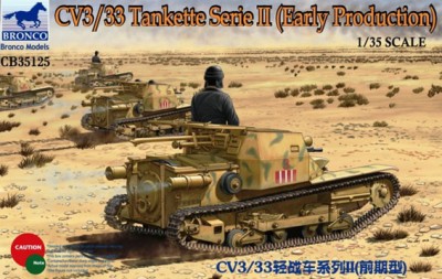 Bronco CB35125 CV3/33 Tankette Serie II (Early Production) 1/35
